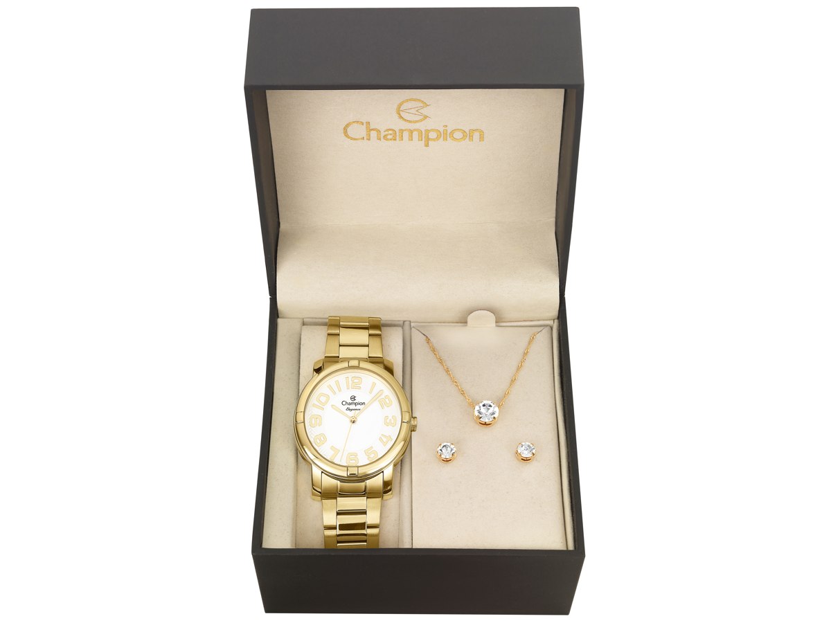Relógio de Pulso KIT PRESENTES CN26457W - Champion Relógios