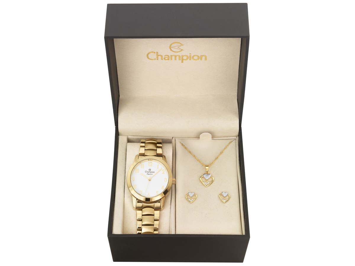 Relógio de Pulso KIT PRESENTES CN26519W - Champion Relógios