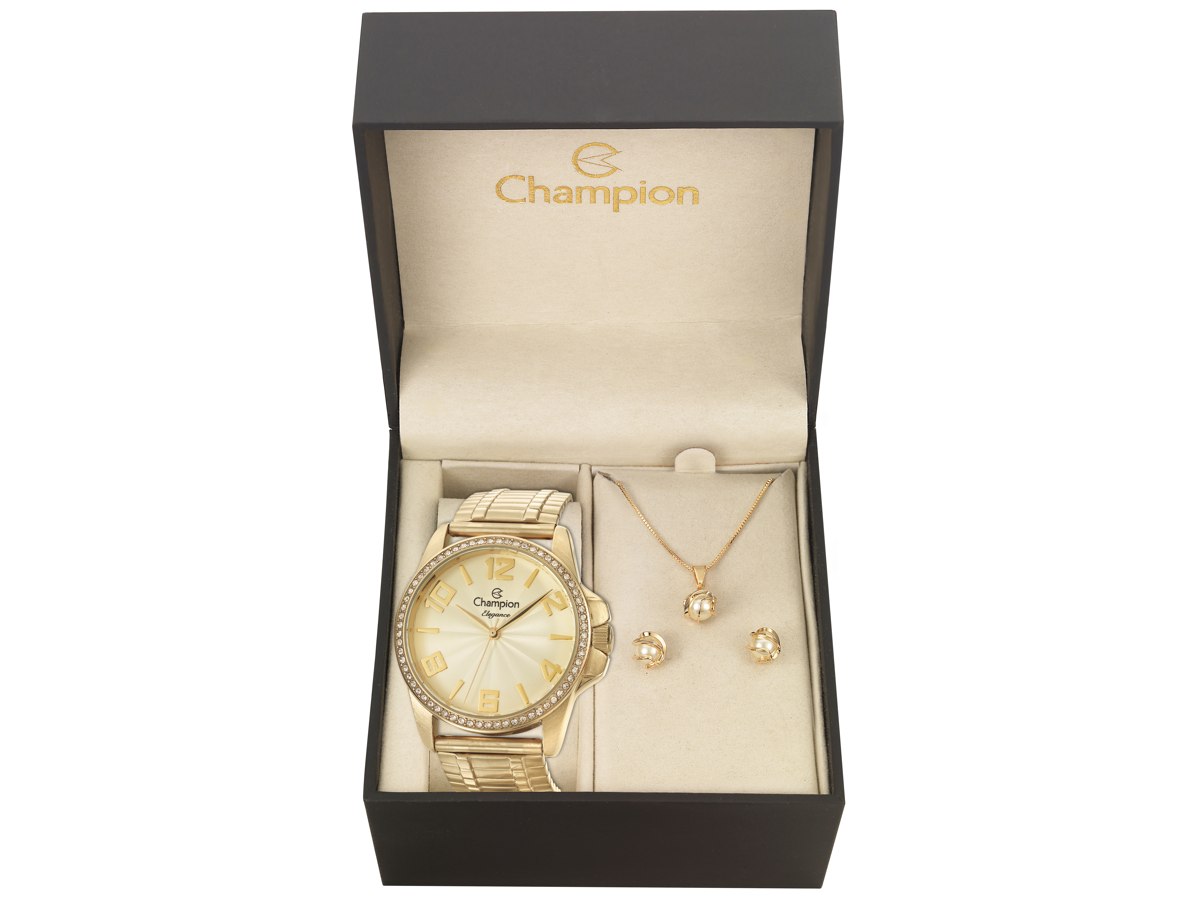 Relógio de Pulso KIT PRESENTES CN27821K - Champion Relógios