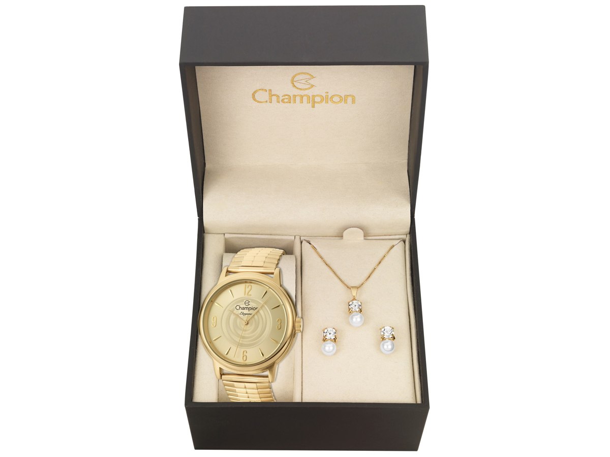 Relógio de Pulso KIT PRESENTES CN27867K - Champion Relógios