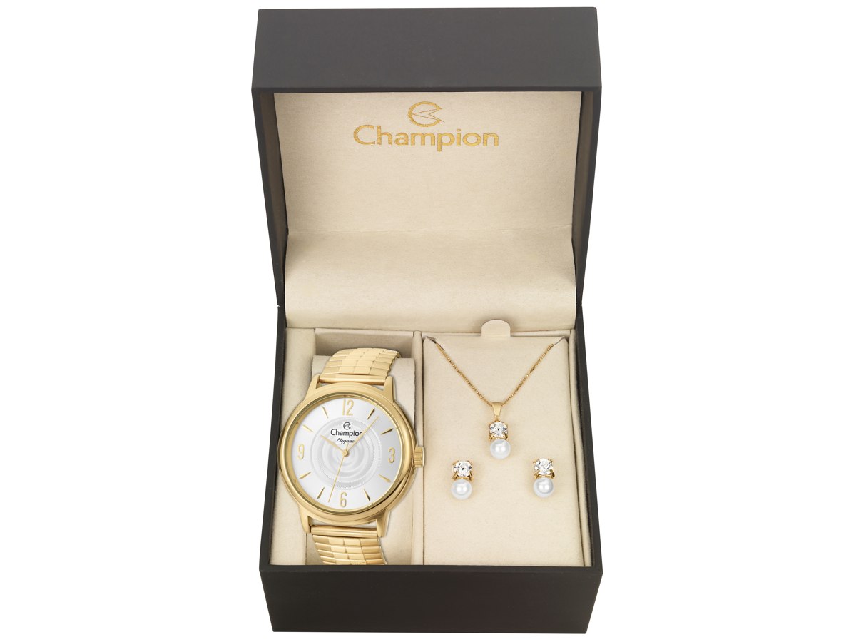 Relógio de Pulso KIT PRESENTES CN27867W - Champion Relógios