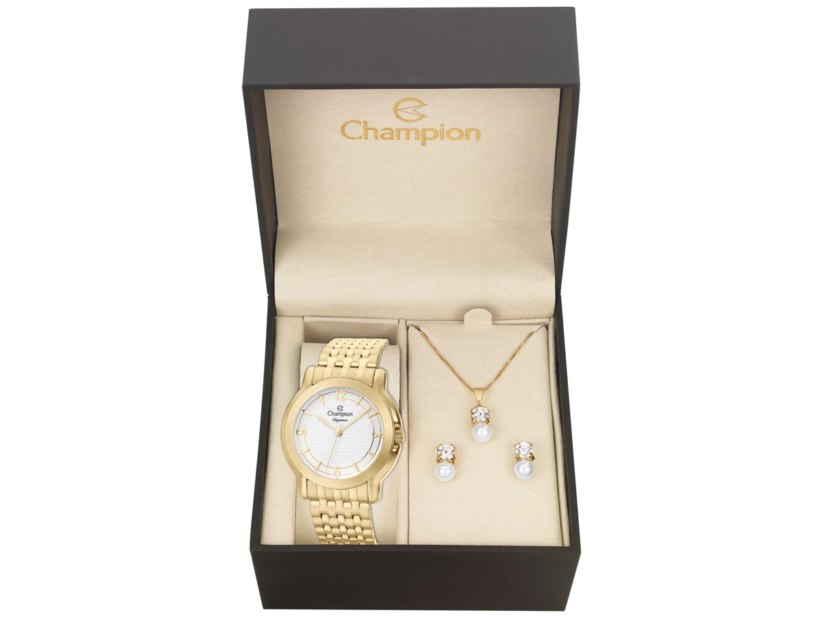 Relógio de Pulso KIT PRESENTES CN27876W - Champion Relógios