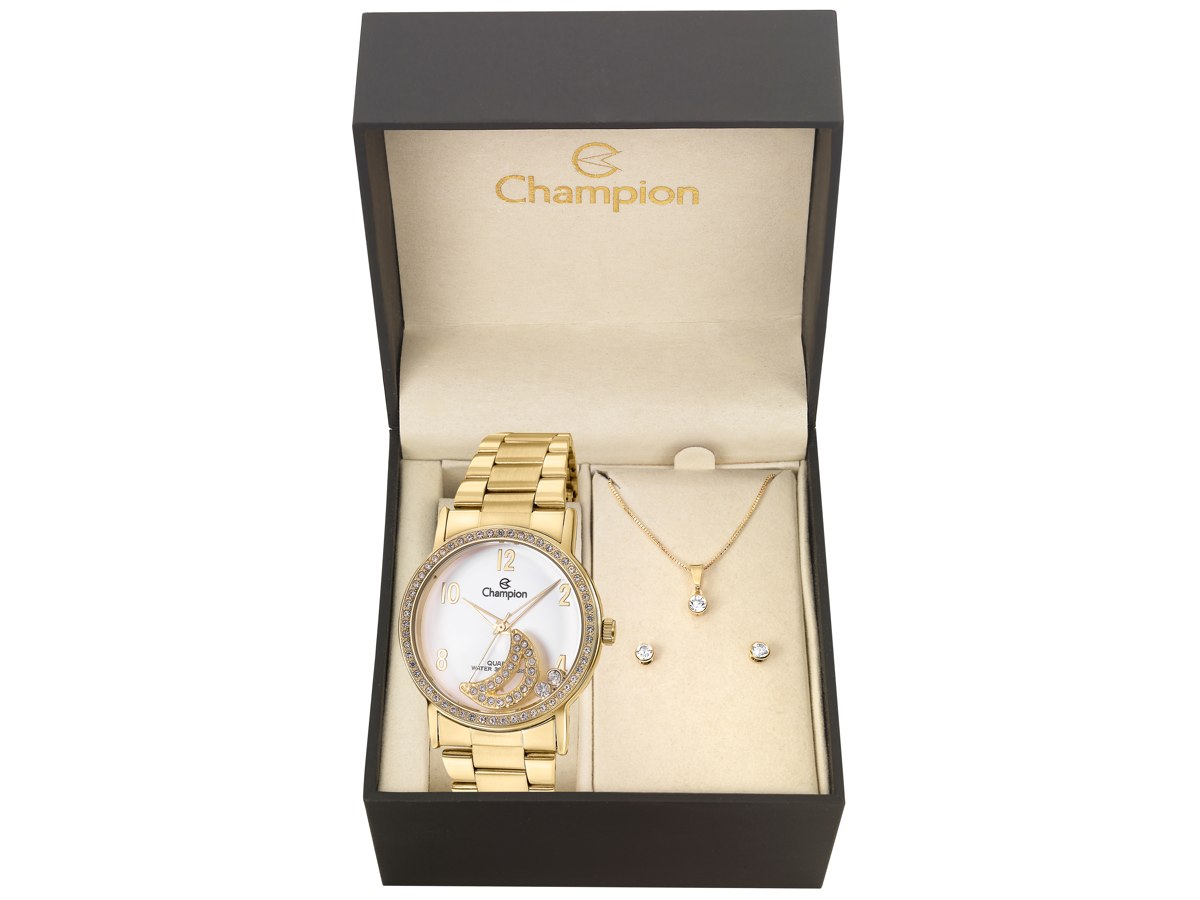 Relógio de Pulso KIT PRESENTES CN28508W - Champion Relógios