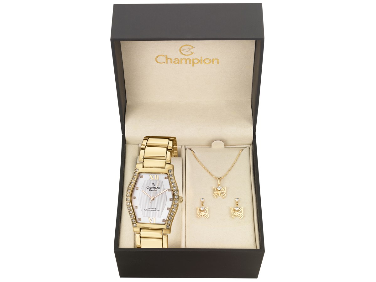 Relógio de Pulso KIT PRESENTES CN28624W - Champion Relógios