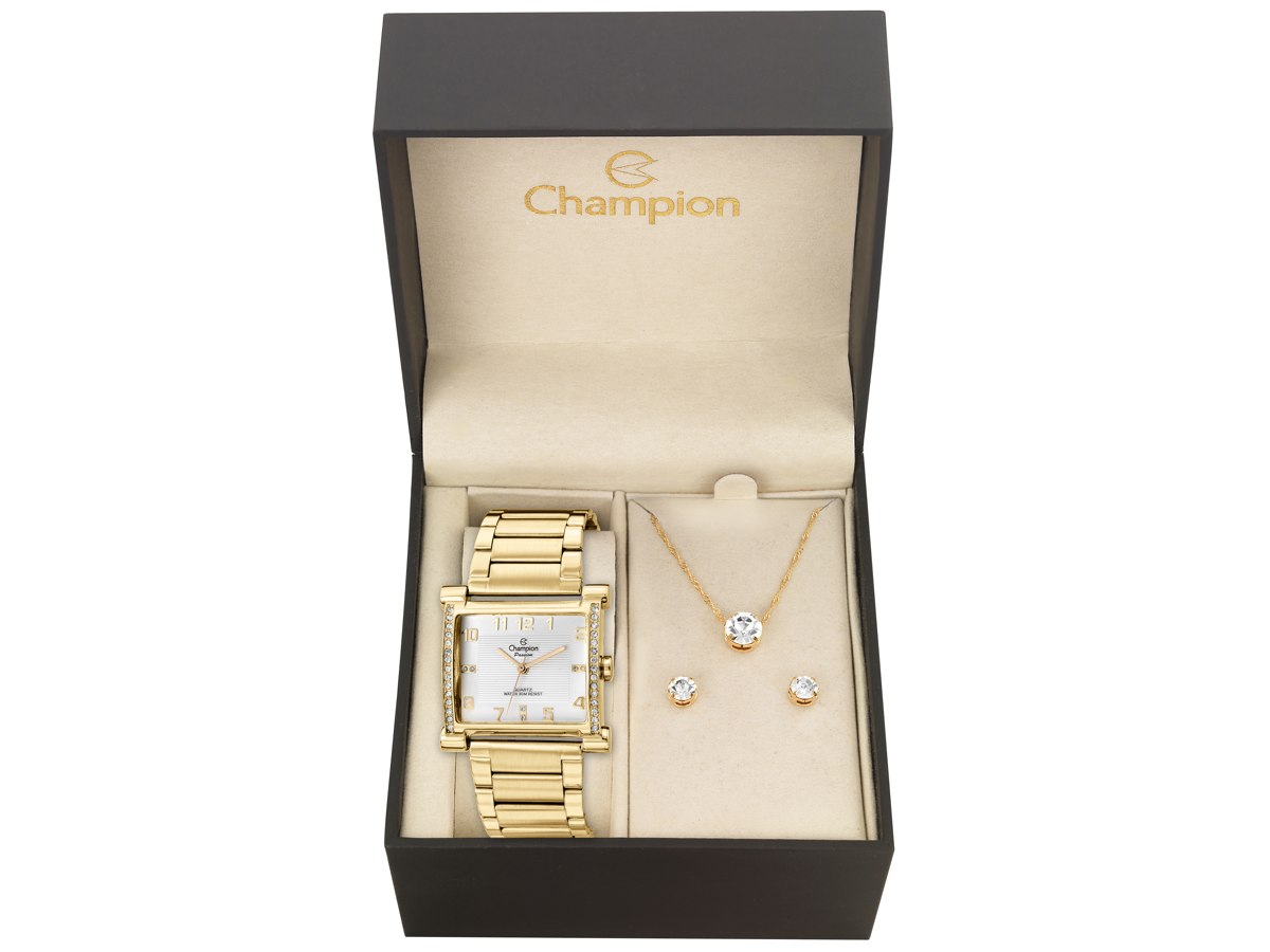 Relógio de Pulso KIT PRESENTES CN28768W - Champion Relógios