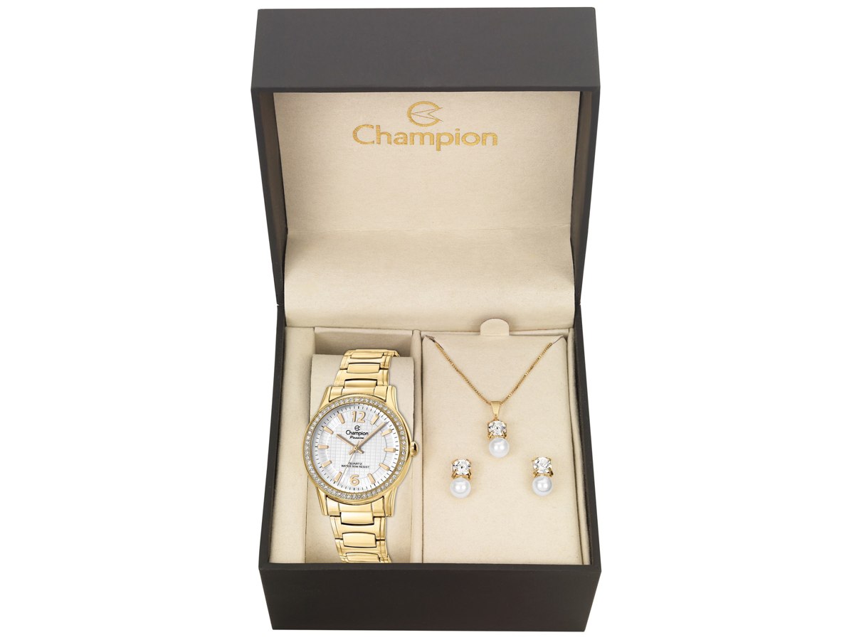Relógio de Pulso KIT PRESENTES CN28839W - Champion Relógios