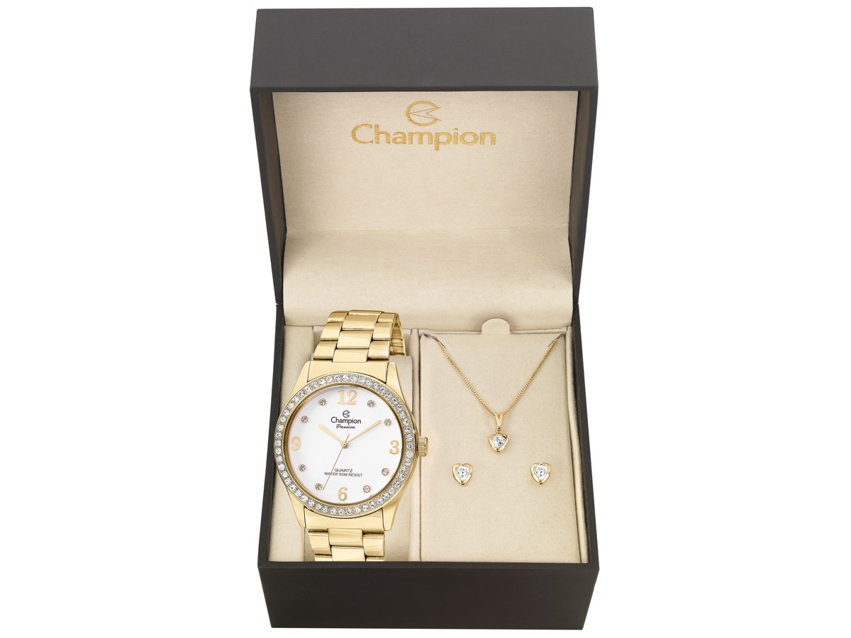 Relógio de Pulso KIT PRESENTES CN28893W - Champion Relógios