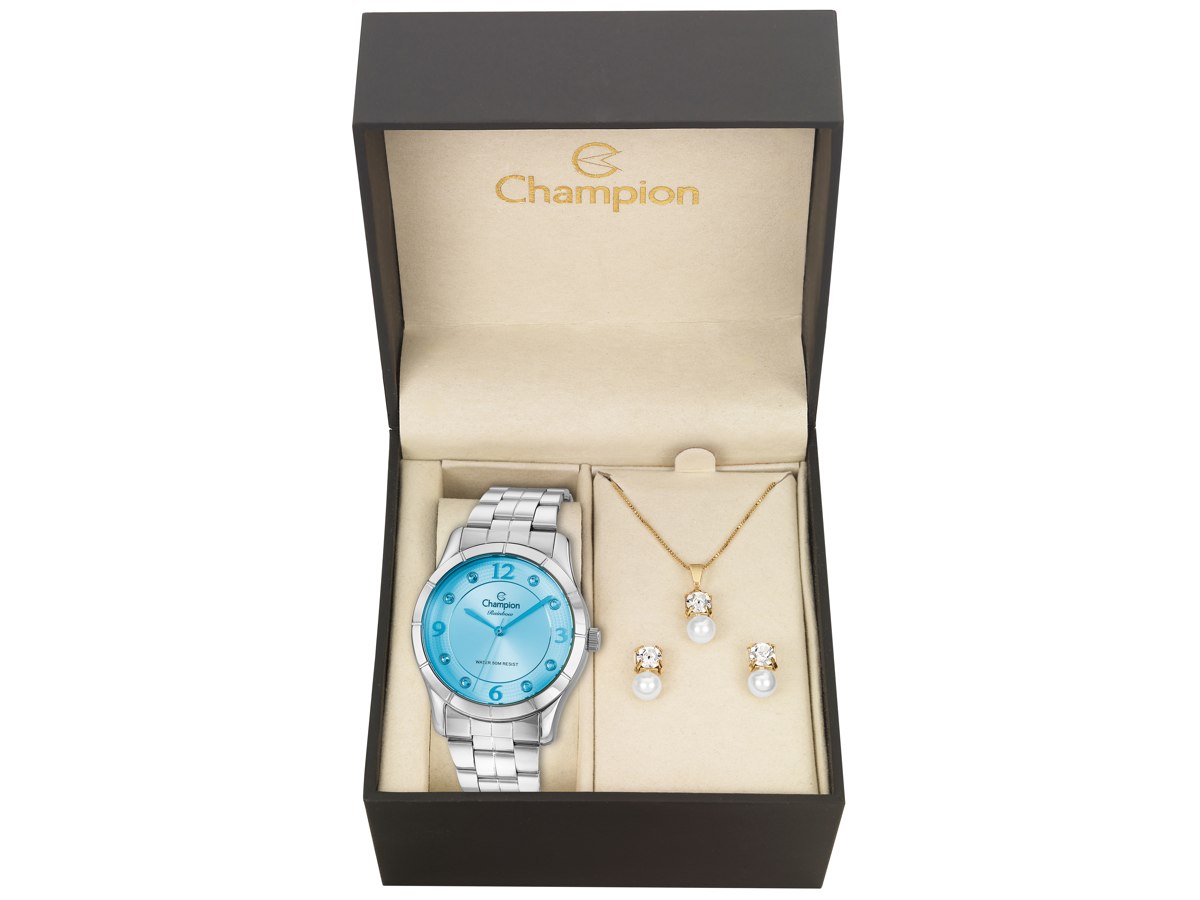 Relógio de Pulso KIT PRESENTES CN29909P - Champion Relógios