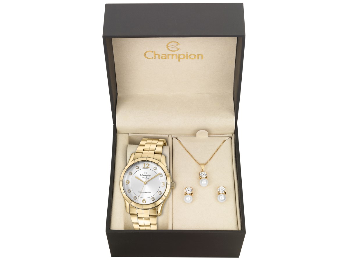 Relógio de Pulso KIT PRESENTES CN29909W - Champion Relógios