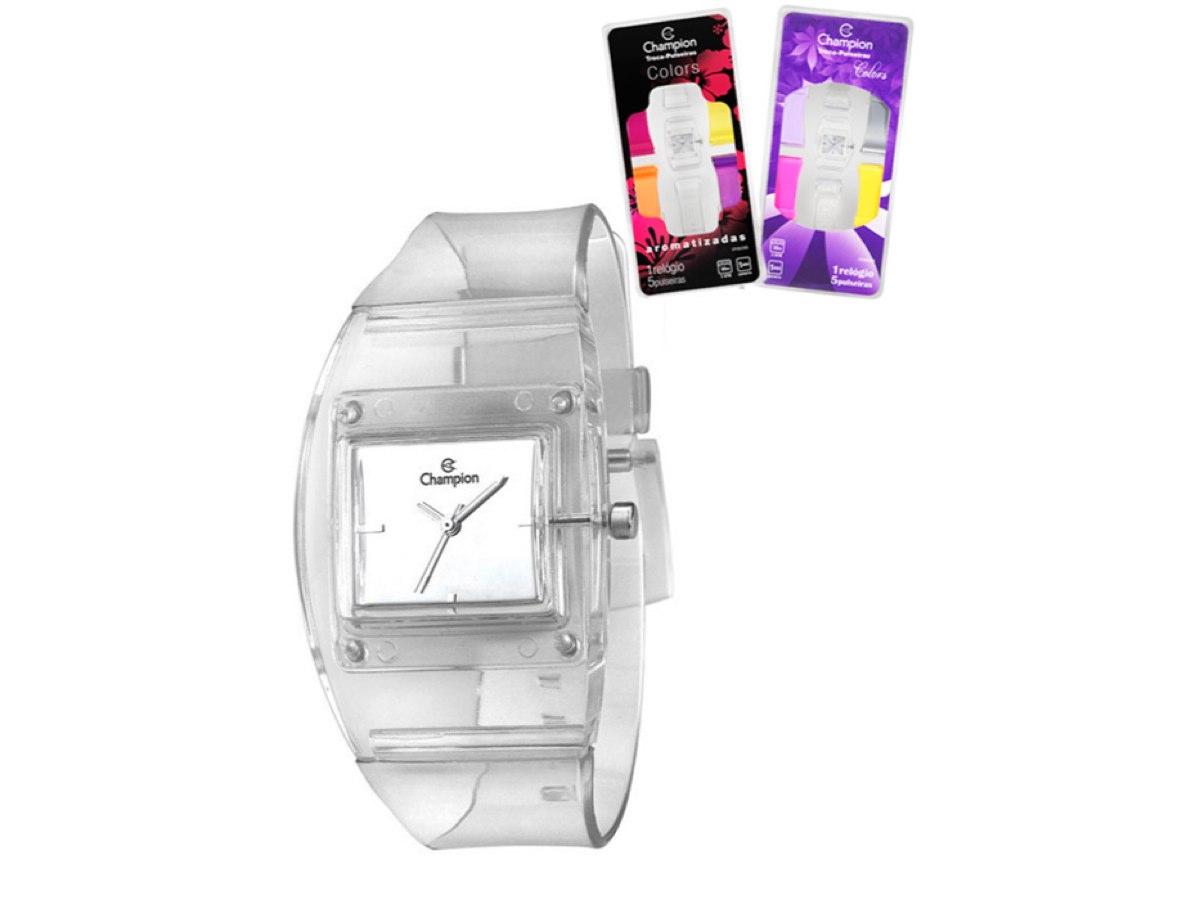 Relógio de Pulso TROCA-PULSEIRAS CP28220S - Champion Relógios
