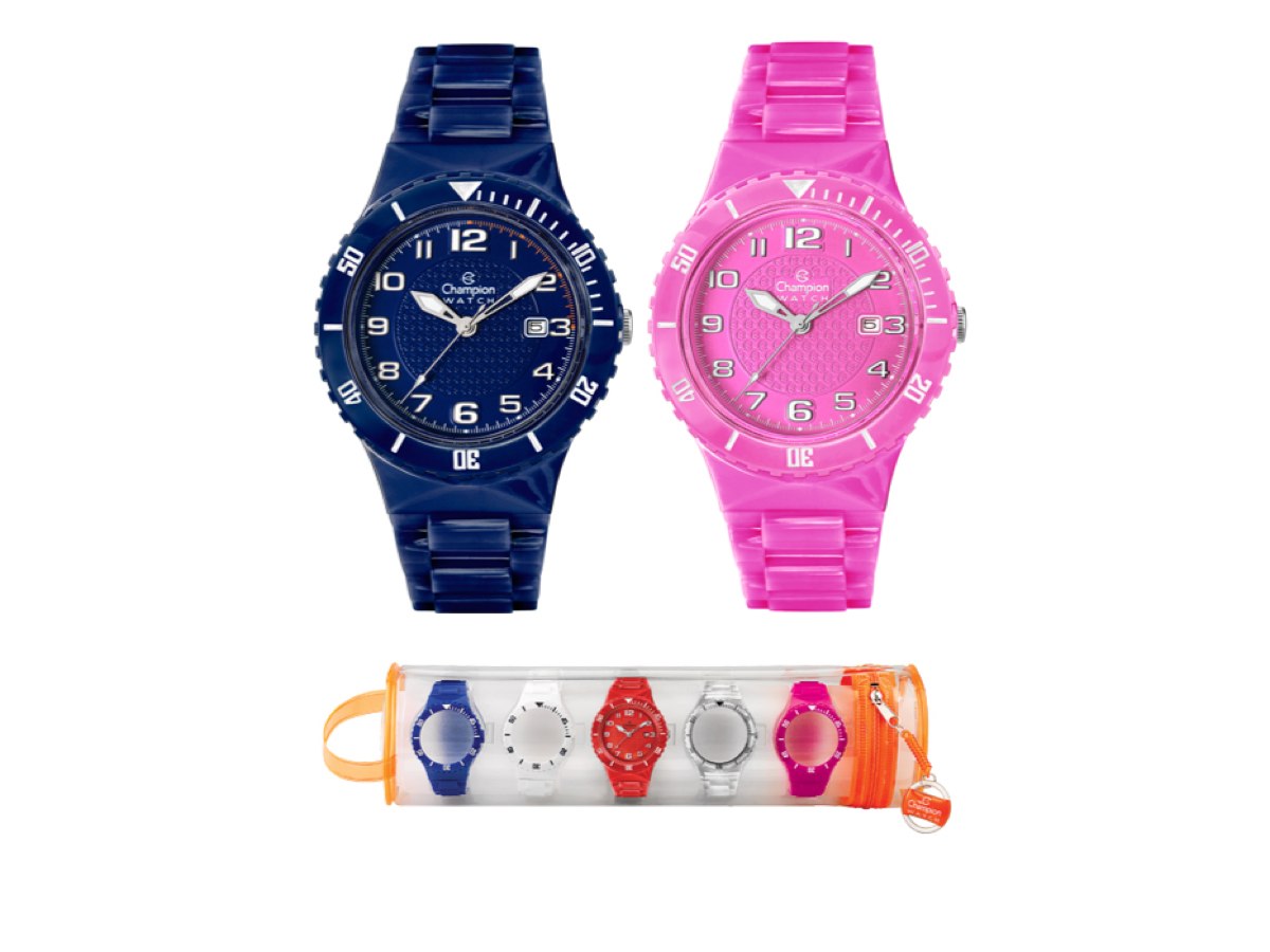Relógio de Pulso TROCA-PULSEIRAS CP30119C - Champion Relógios