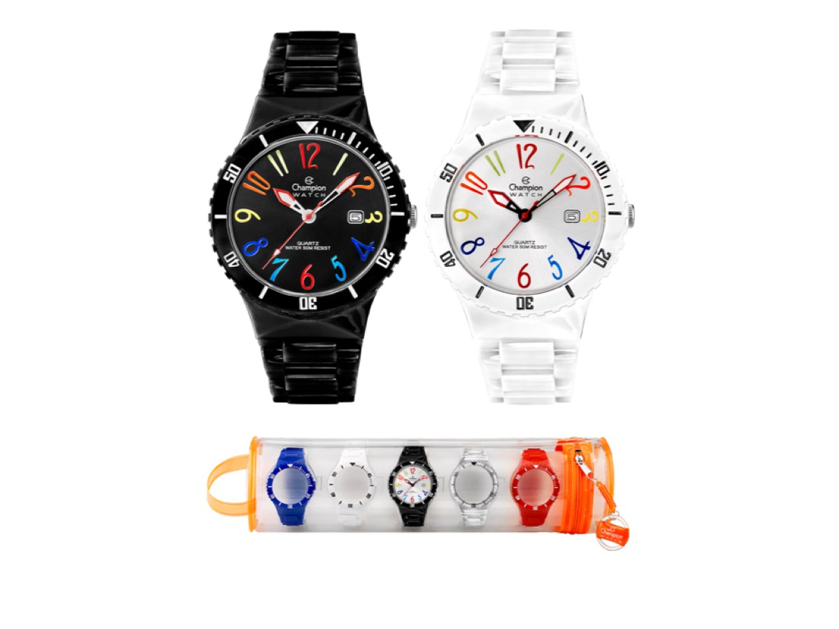 Relógio de Pulso TROCA-PULSEIRAS CP30119M - Champion Relógios