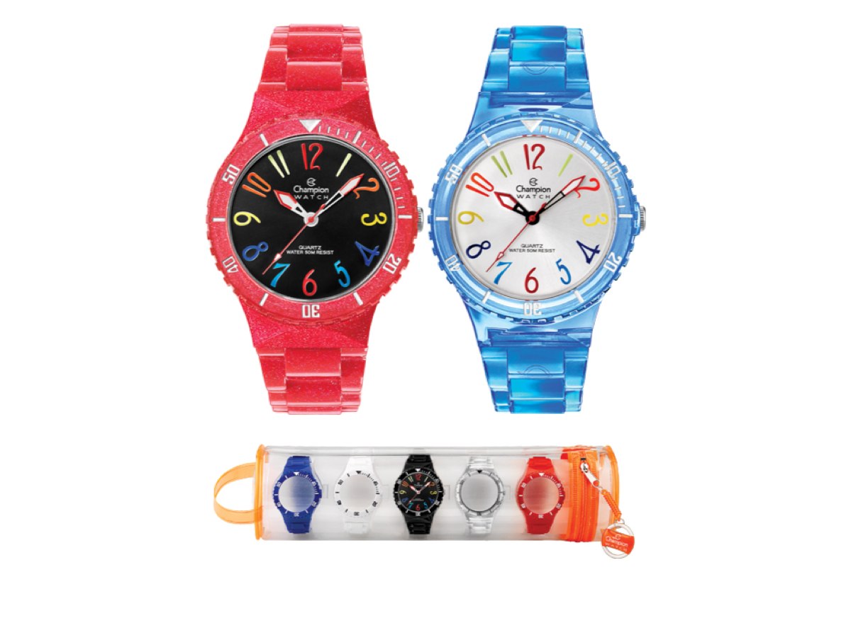Relógio de Pulso TROCA-PULSEIRAS CP30182M - Champion Relógios
