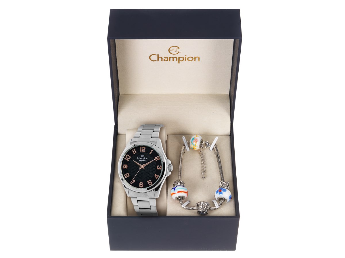 Relógio de Pulso KIT PRESENTES CN26377K - Champion Relógios